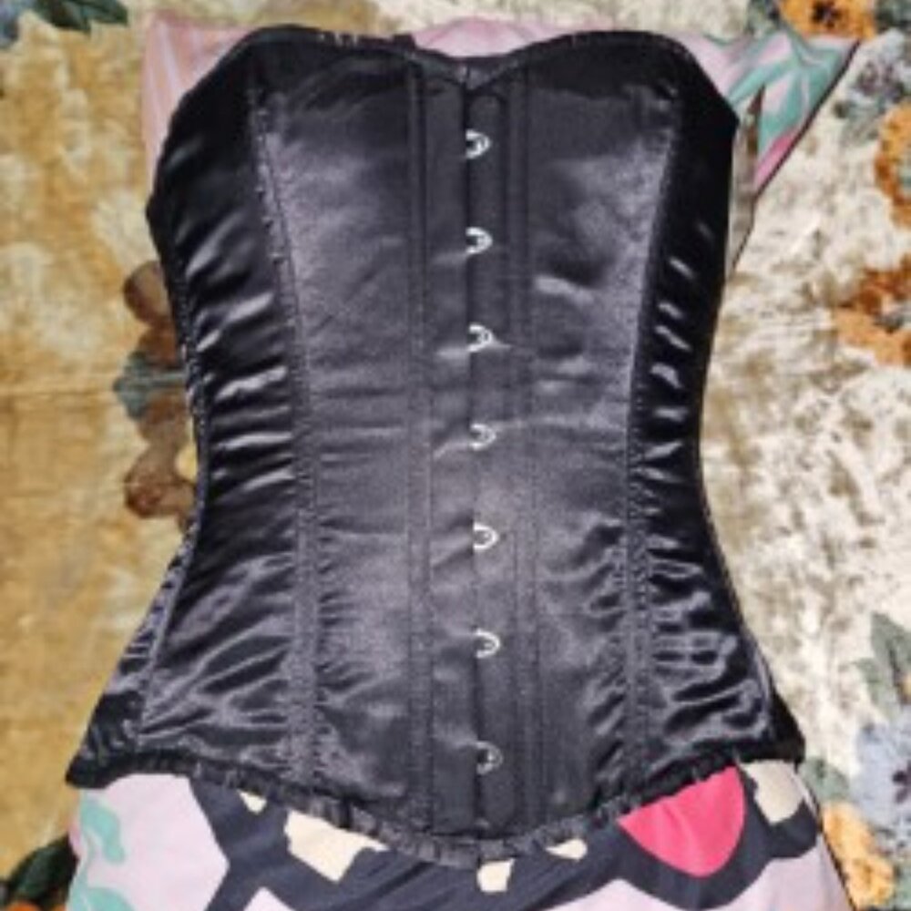 NWT XL/30" COUNTESS HANDMADE long line OVER BUST Tight Lacing CORSET